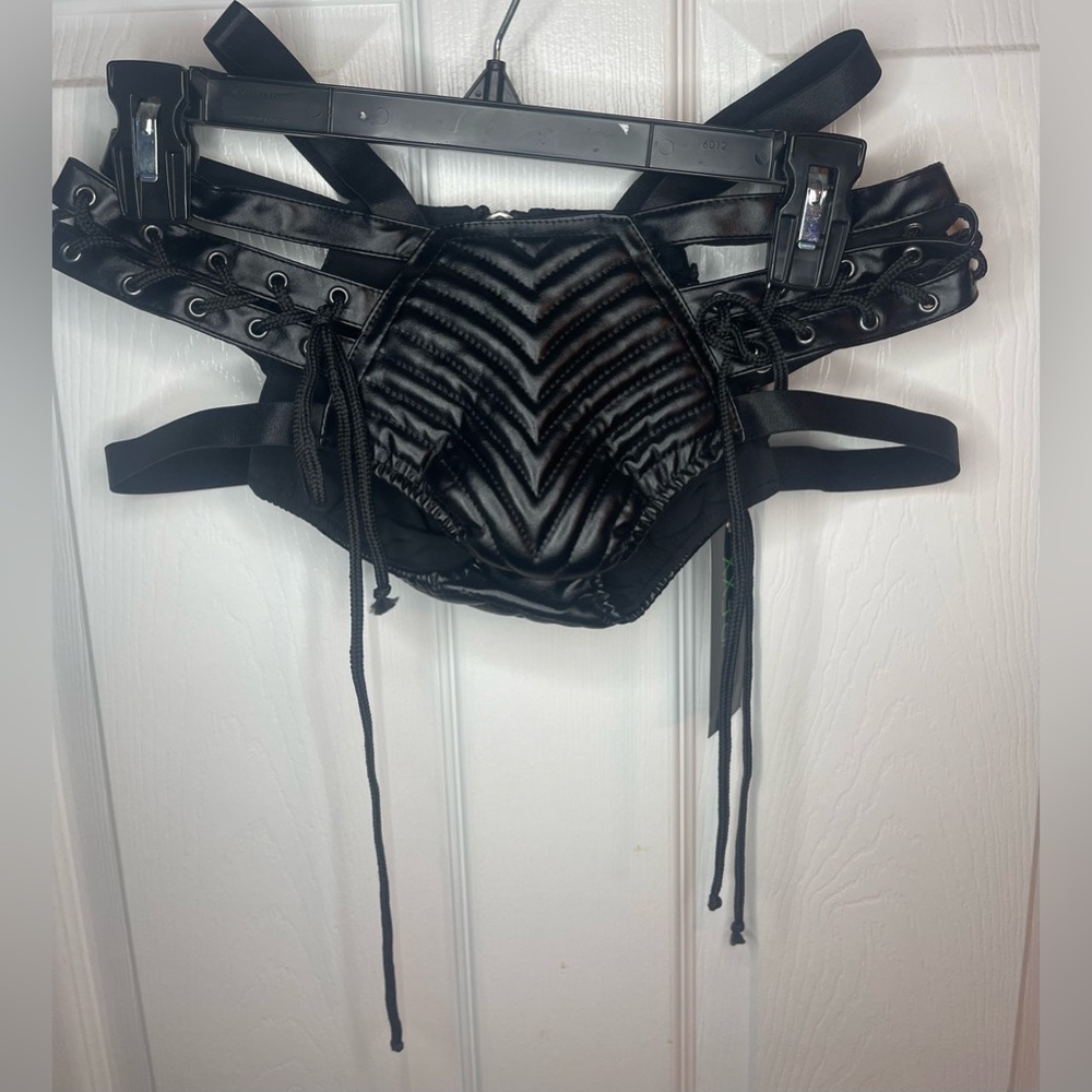 Club Exx Rude Awakening Lace Up Bottoms - Size XS - Dolls Kill - New With Tags